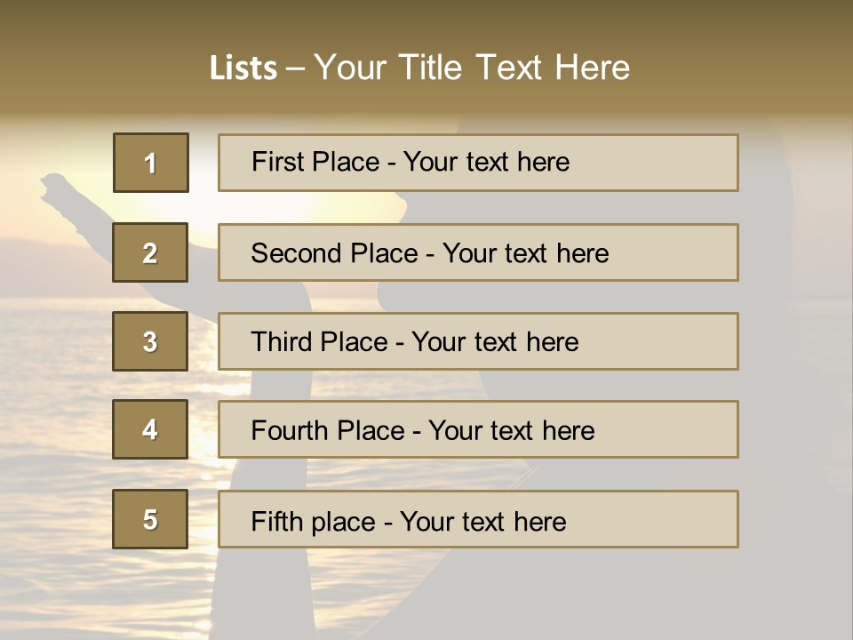 Shadow Hand Concentration PowerPoint Template