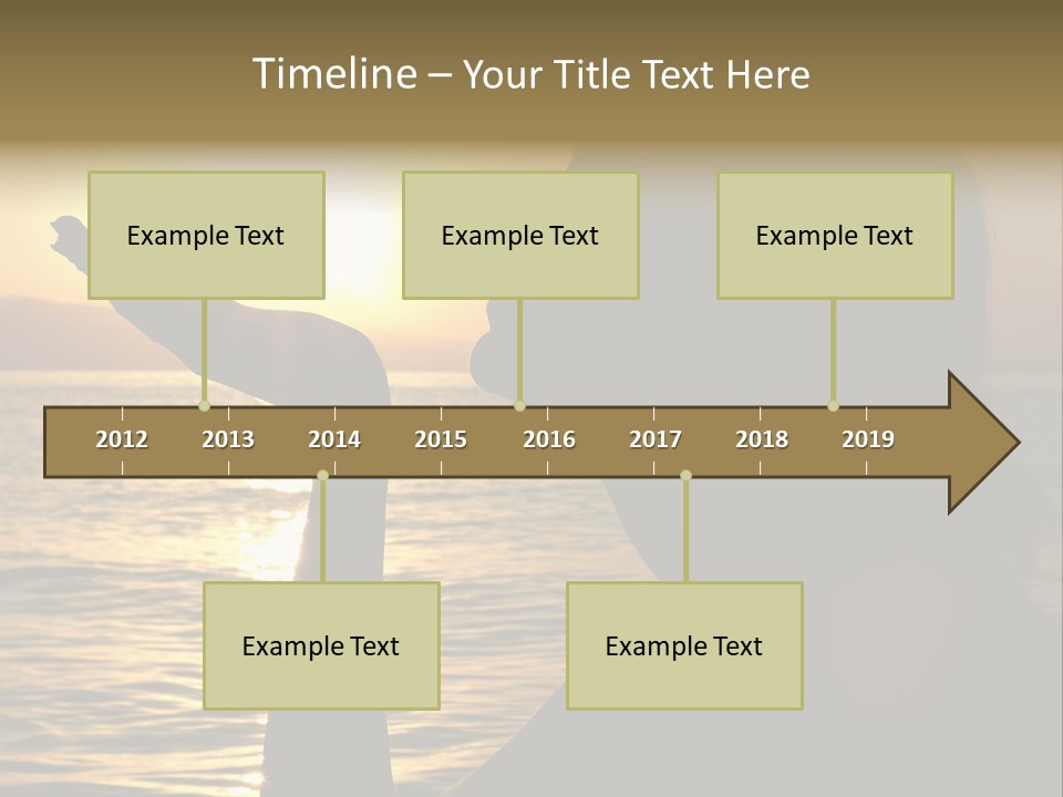 Shadow Hand Concentration PowerPoint Template