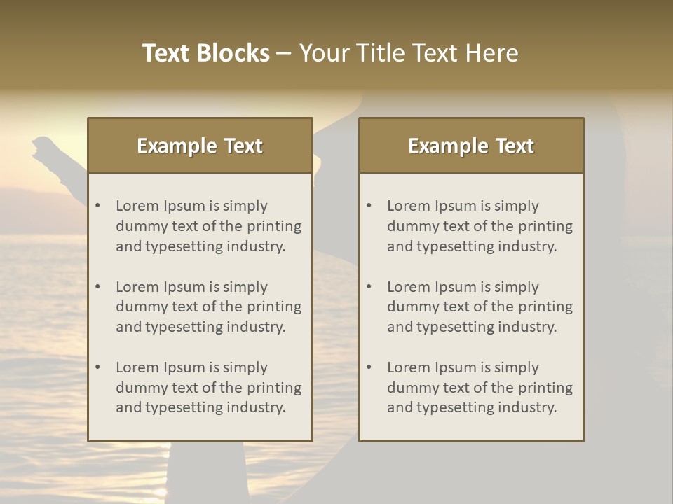 Shadow Hand Concentration PowerPoint Template