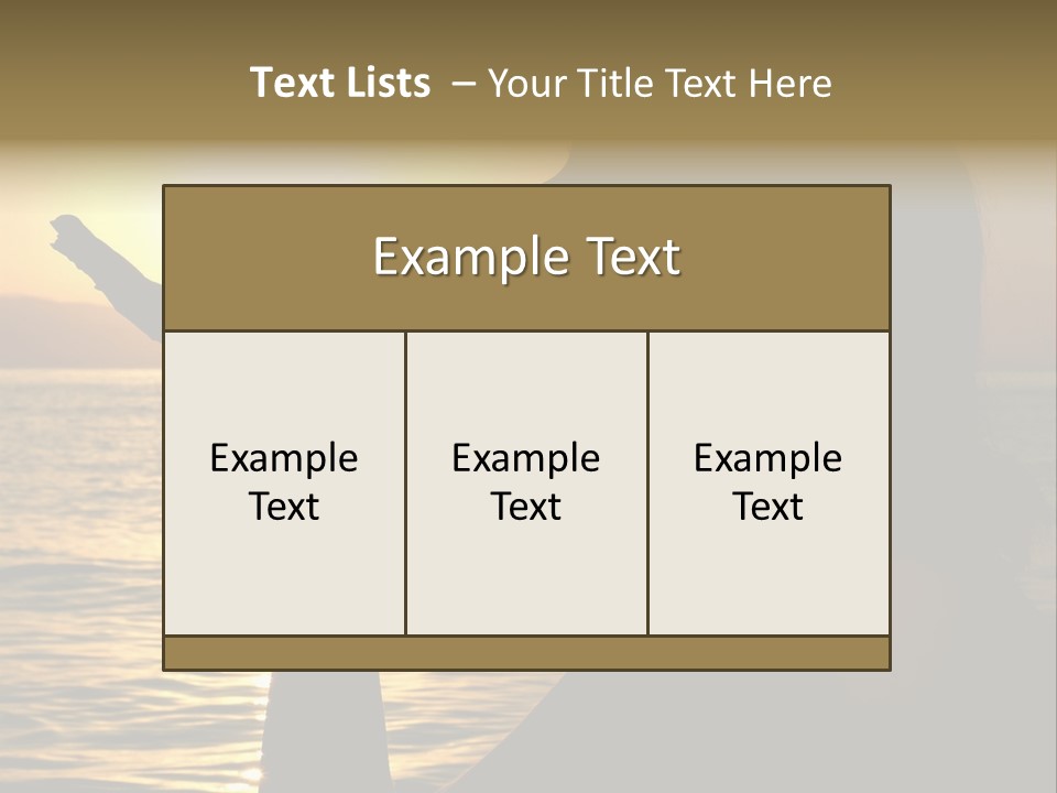 Shadow Hand Concentration PowerPoint Template