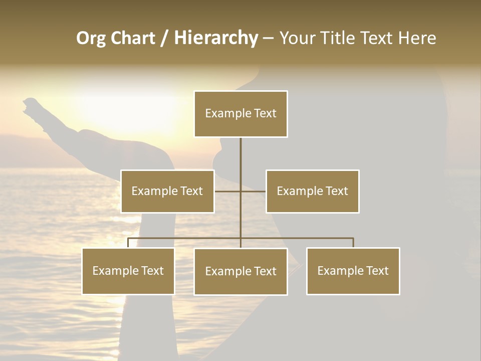 Shadow Hand Concentration PowerPoint Template