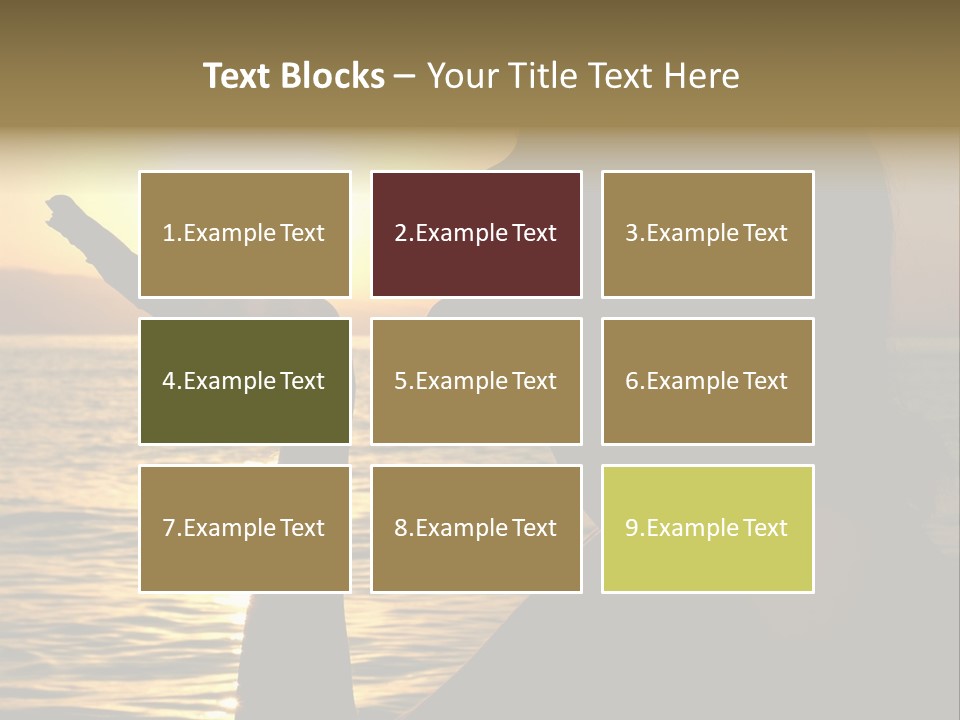 Shadow Hand Concentration PowerPoint Template