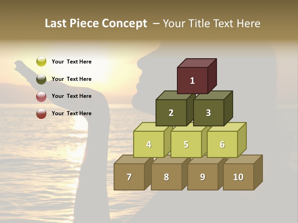 Shadow Hand Concentration PowerPoint Template