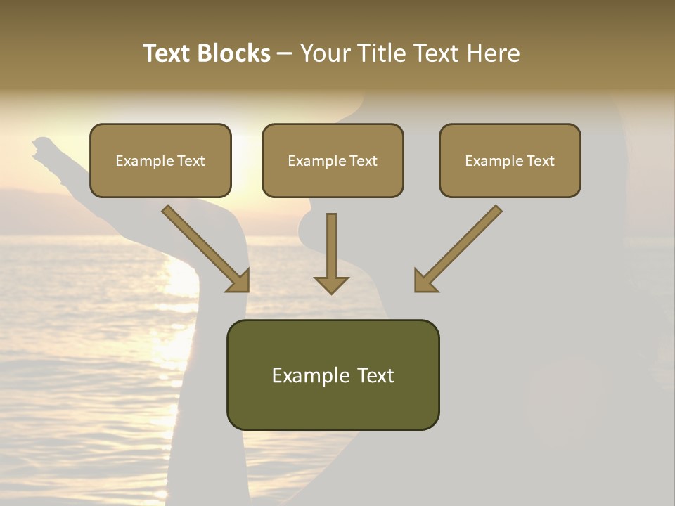Shadow Hand Concentration PowerPoint Template