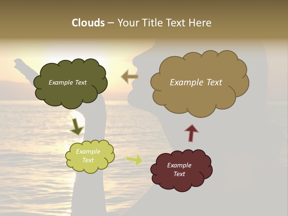 Shadow Hand Concentration PowerPoint Template