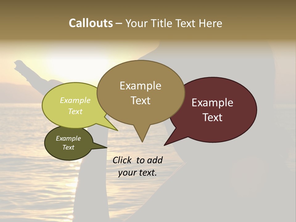 Shadow Hand Concentration PowerPoint Template