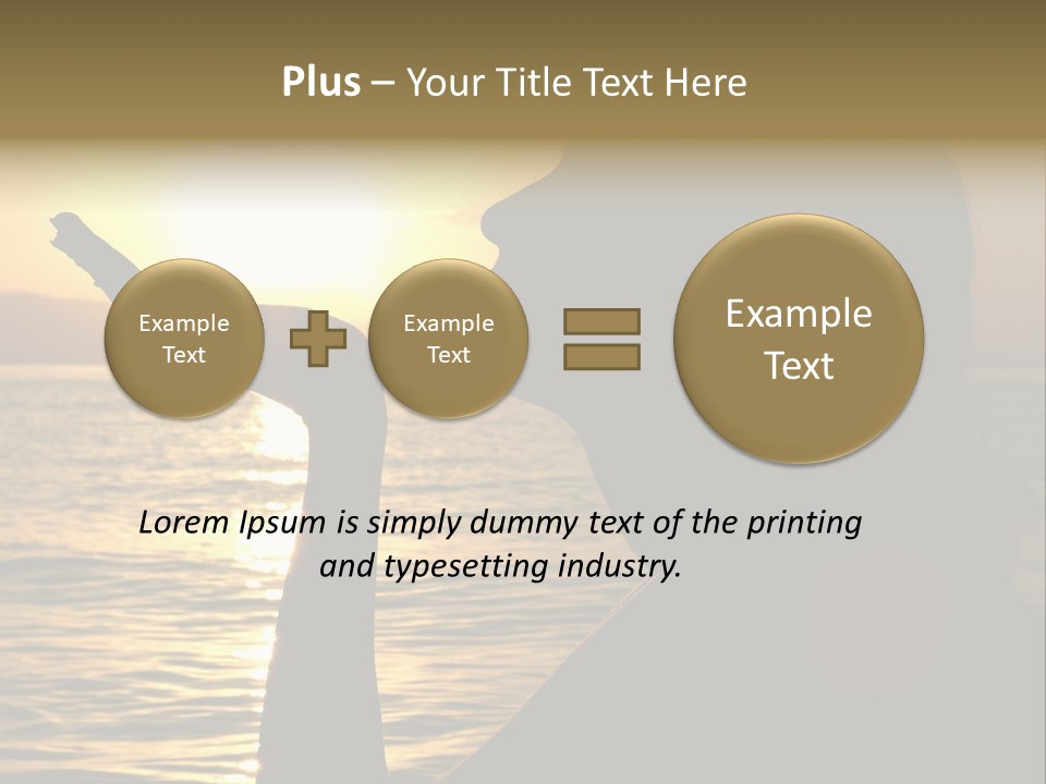 Shadow Hand Concentration PowerPoint Template
