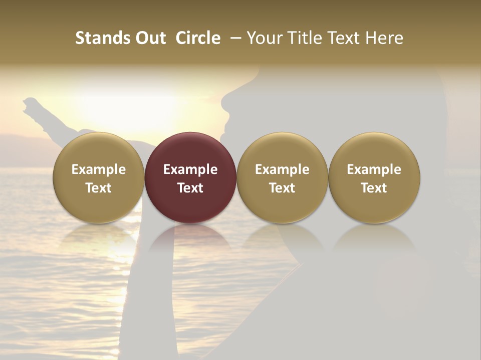 Shadow Hand Concentration PowerPoint Template