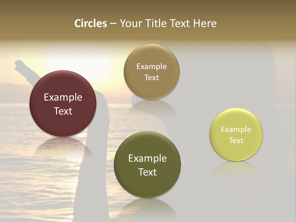 Shadow Hand Concentration PowerPoint Template