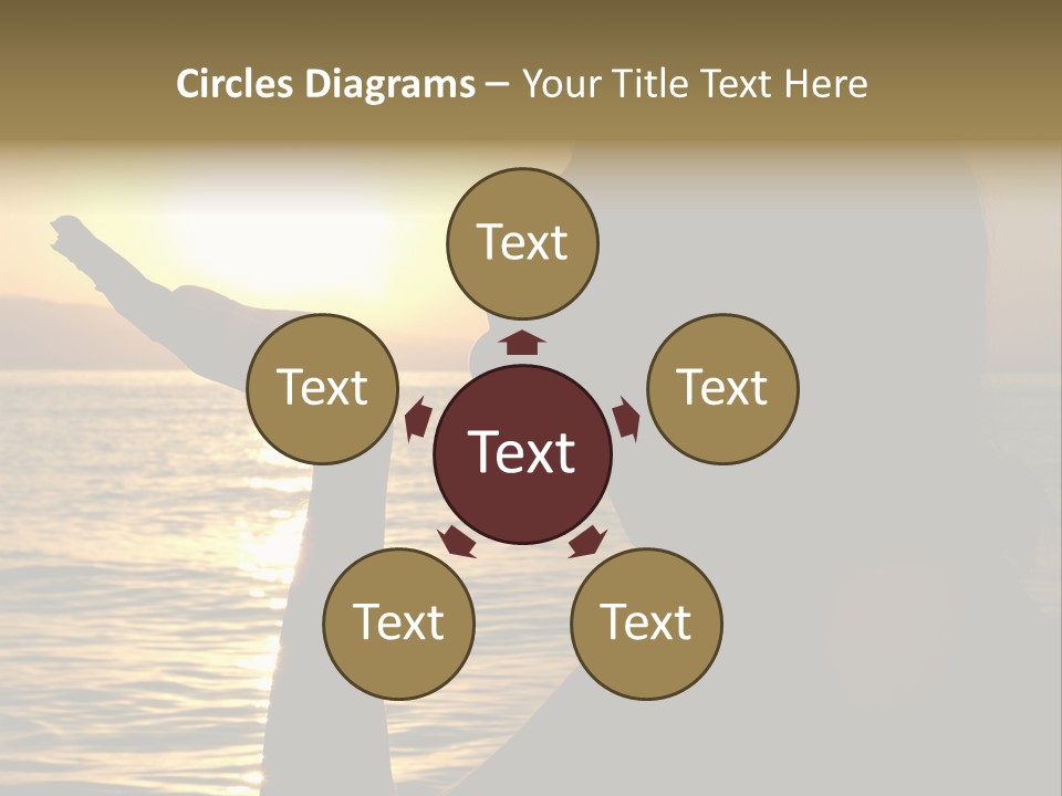 Shadow Hand Concentration PowerPoint Template