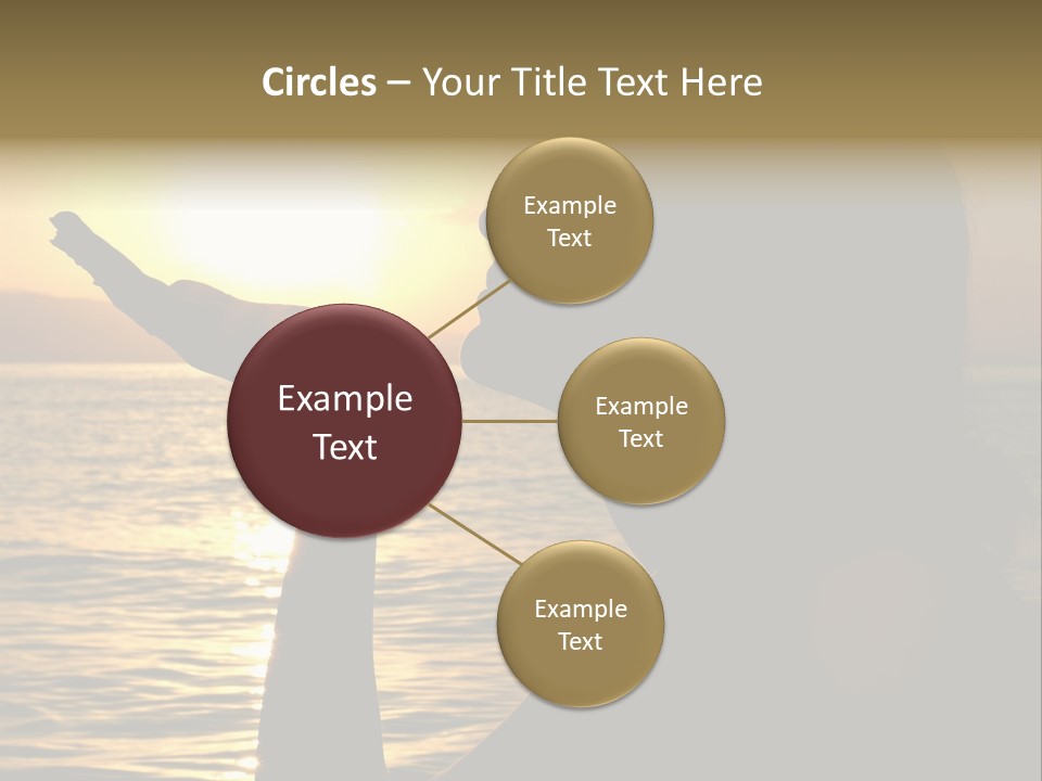 Shadow Hand Concentration PowerPoint Template