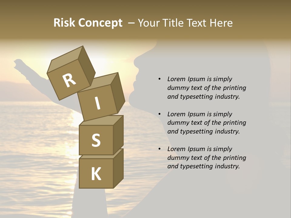 Shadow Hand Concentration PowerPoint Template