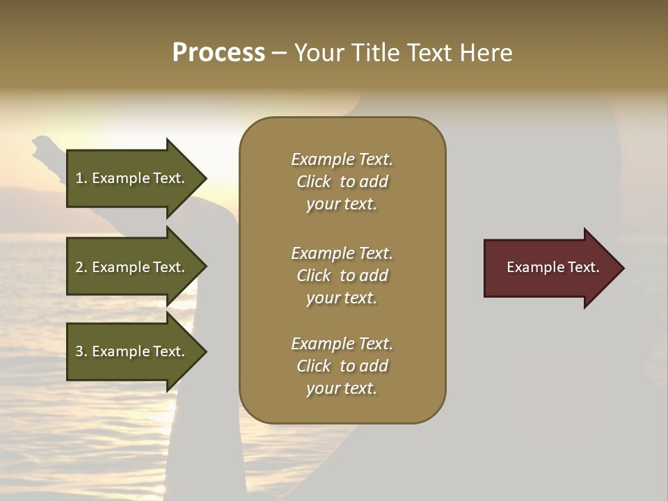 Shadow Hand Concentration PowerPoint Template