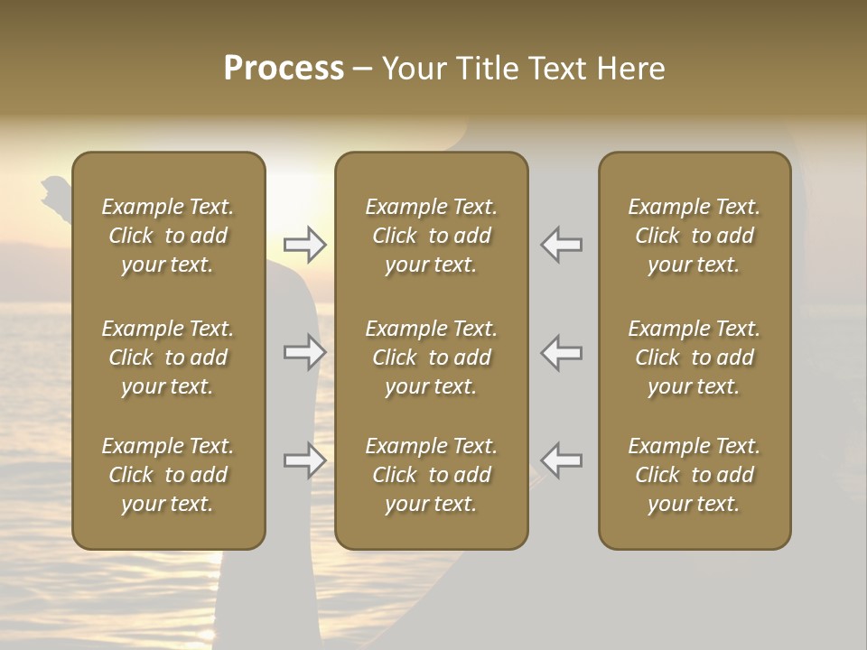 Shadow Hand Concentration PowerPoint Template