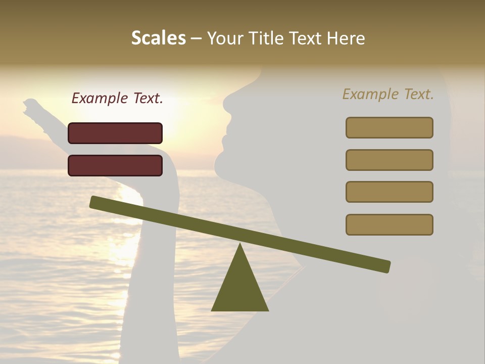 Shadow Hand Concentration PowerPoint Template