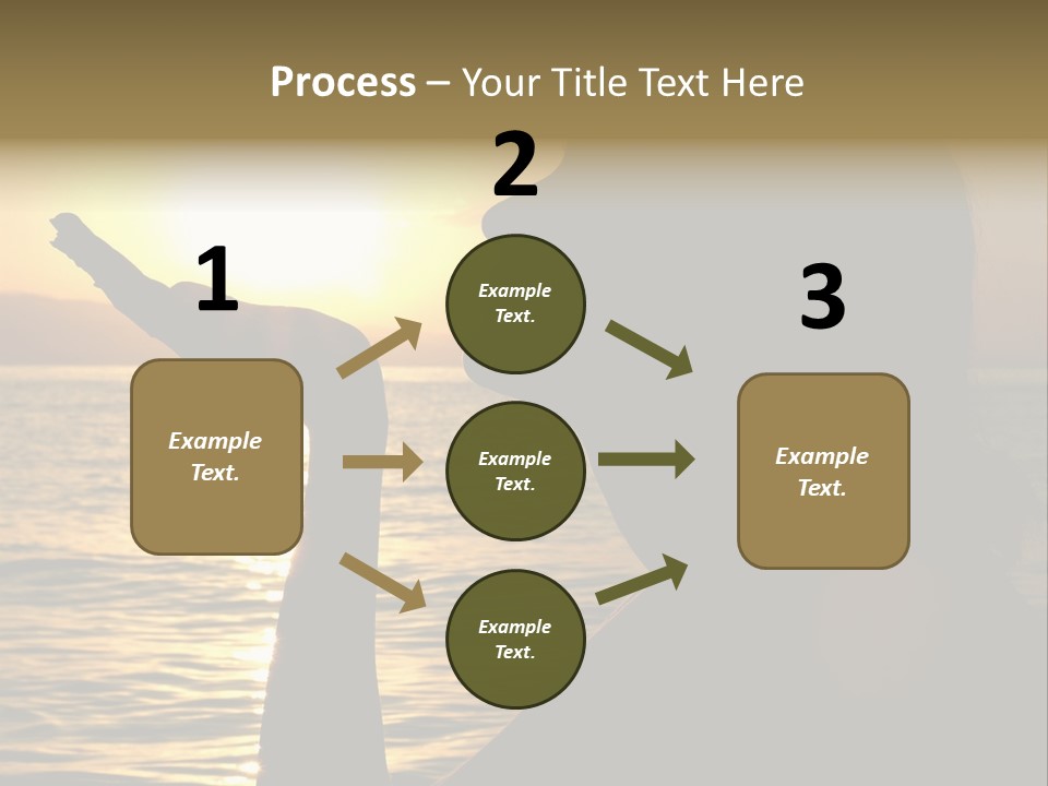 Shadow Hand Concentration PowerPoint Template