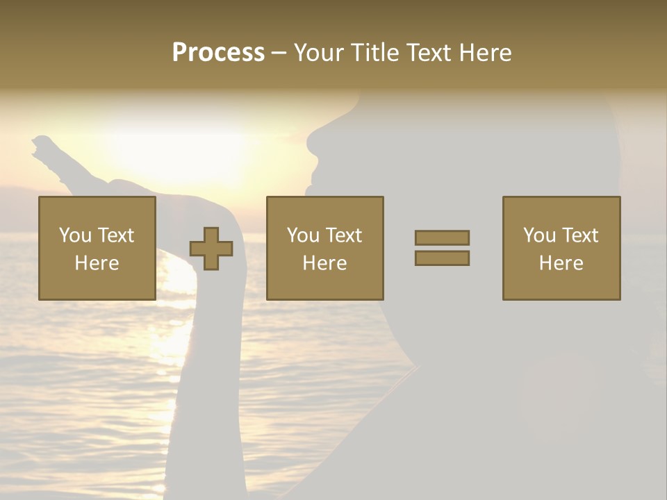 Shadow Hand Concentration PowerPoint Template