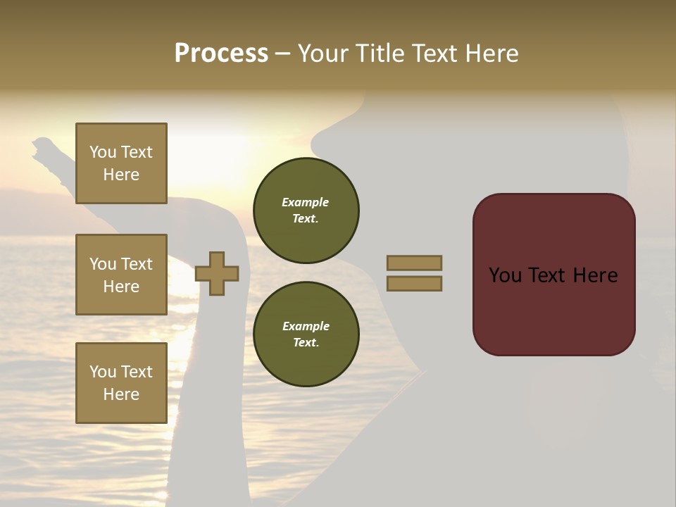 Shadow Hand Concentration PowerPoint Template