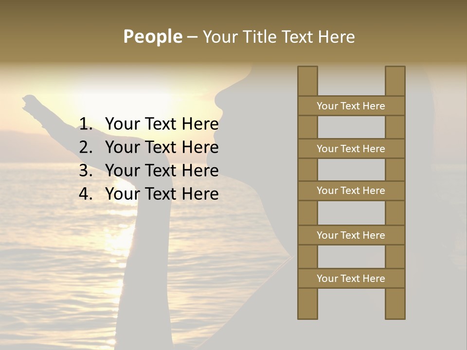 Shadow Hand Concentration PowerPoint Template