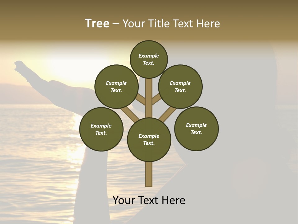 Shadow Hand Concentration PowerPoint Template