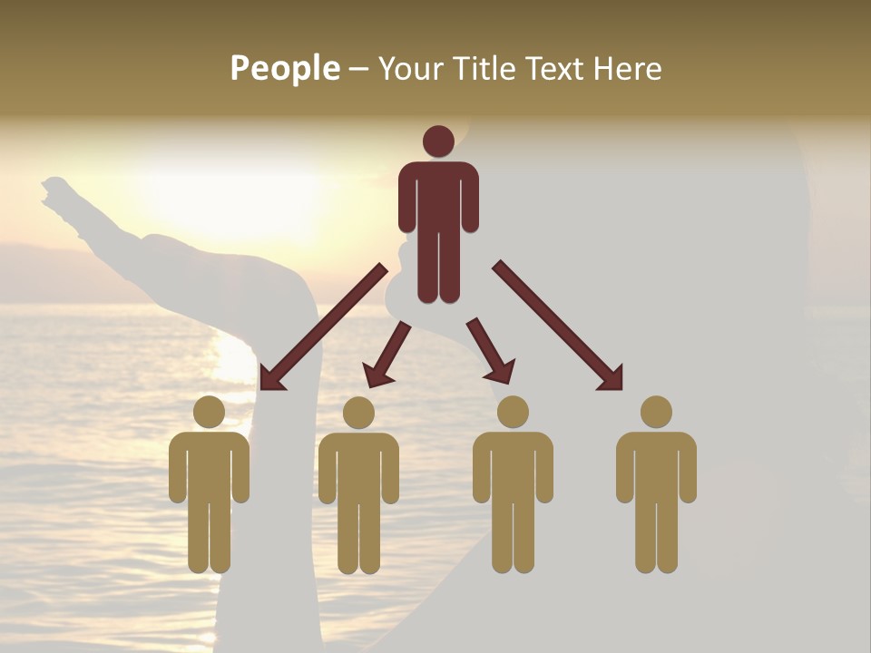 Shadow Hand Concentration PowerPoint Template