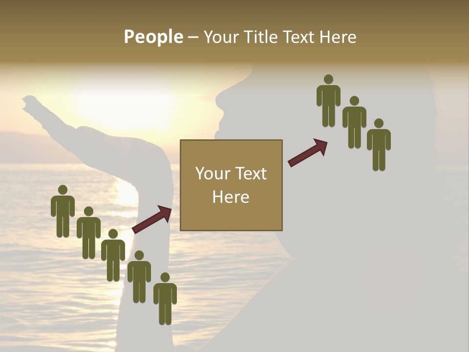 Shadow Hand Concentration PowerPoint Template