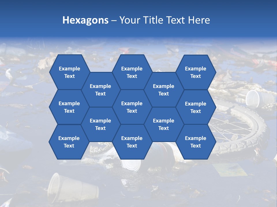 Junk Paper Wheel PowerPoint Template