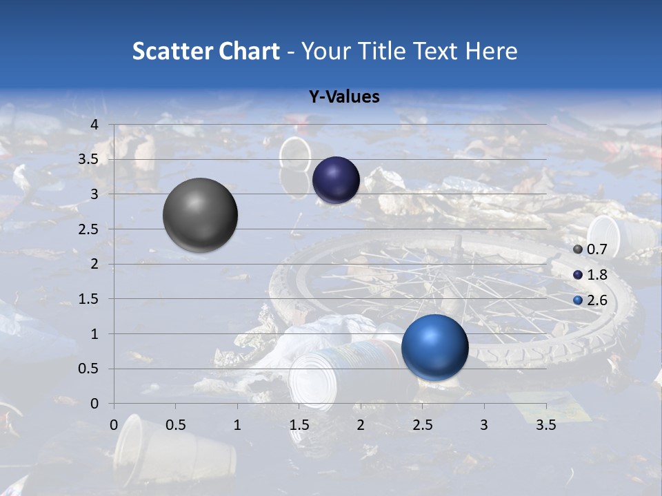 Junk Paper Wheel PowerPoint Template