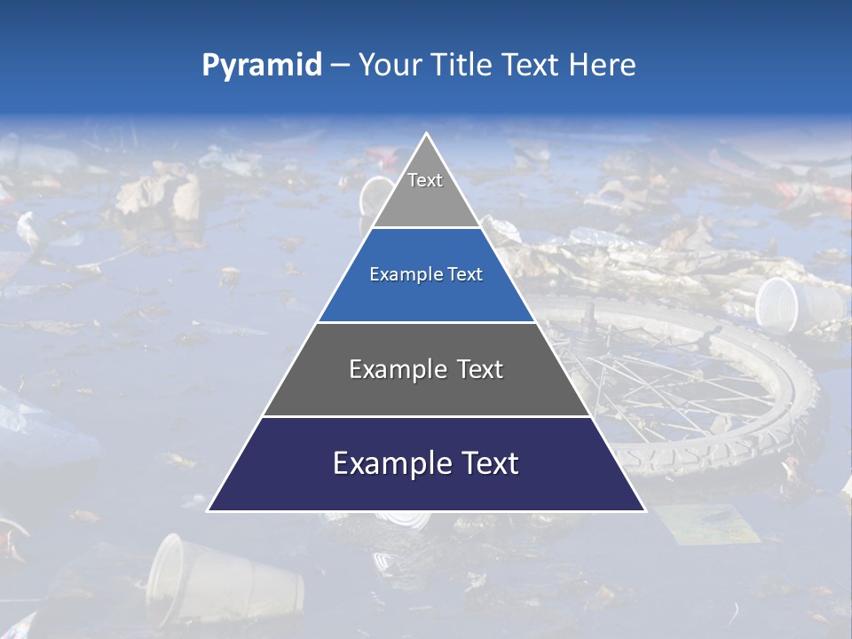 Junk Paper Wheel PowerPoint Template