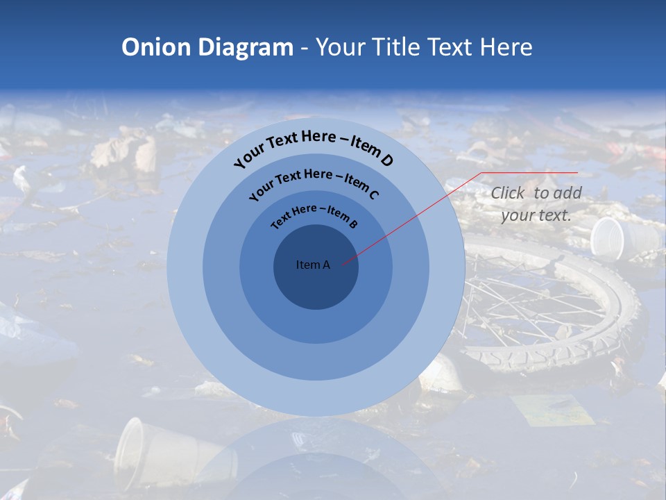Junk Paper Wheel PowerPoint Template