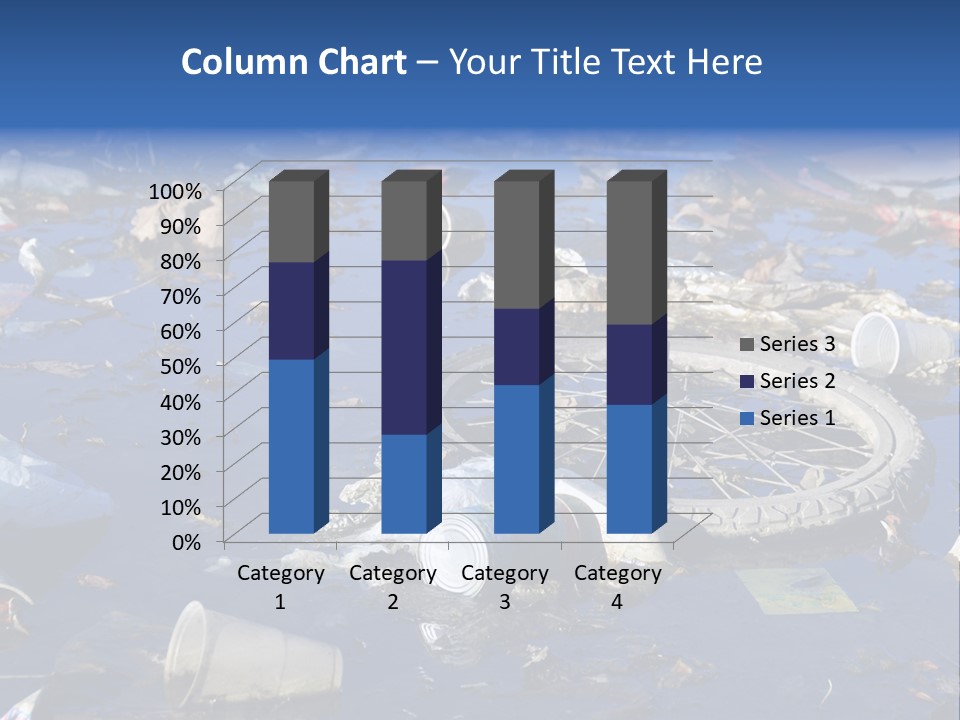Junk Paper Wheel PowerPoint Template