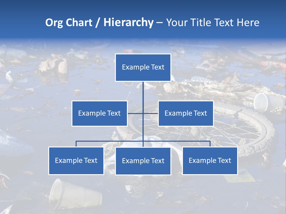 Junk Paper Wheel PowerPoint Template