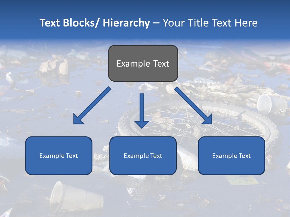 Junk Paper Wheel PowerPoint Template