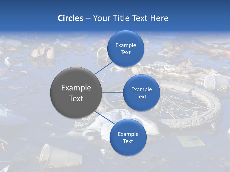 Junk Paper Wheel PowerPoint Template