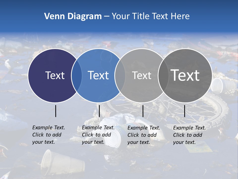 Junk Paper Wheel PowerPoint Template