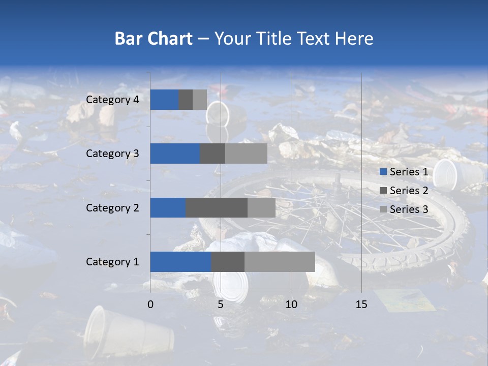 Junk Paper Wheel PowerPoint Template