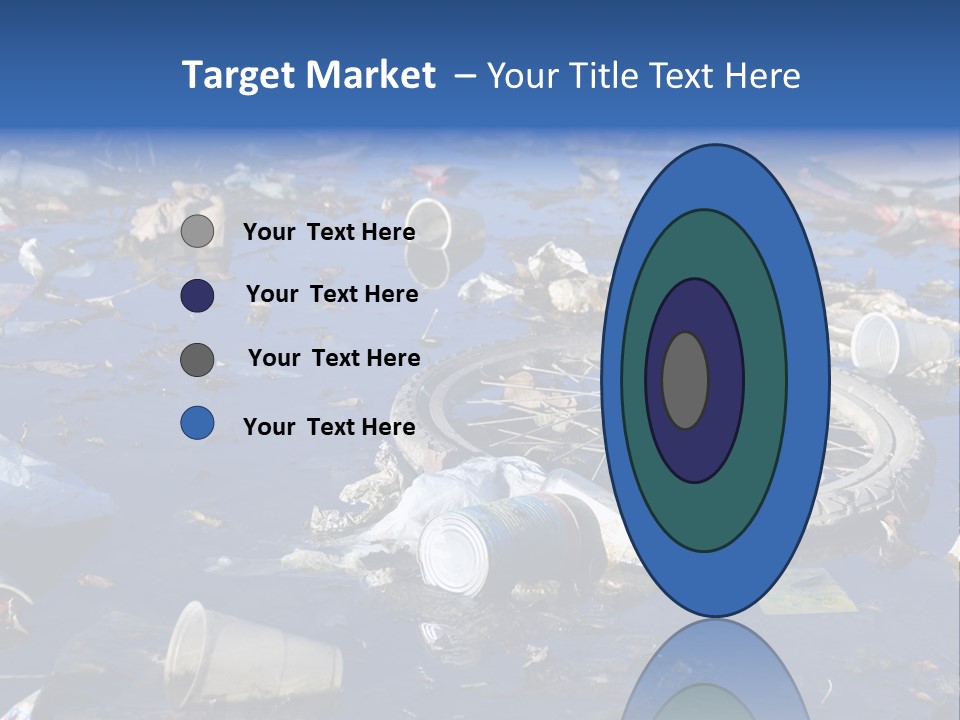 Junk Paper Wheel PowerPoint Template