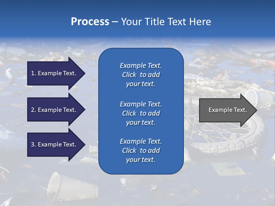 Junk Paper Wheel PowerPoint Template