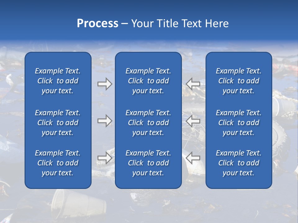 Junk Paper Wheel PowerPoint Template