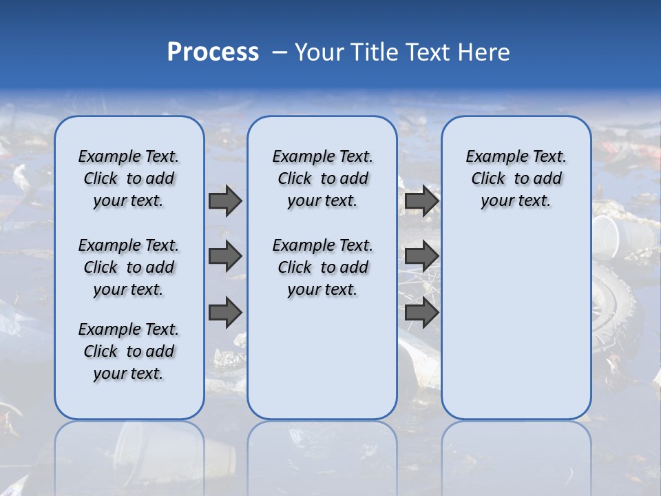 Junk Paper Wheel PowerPoint Template