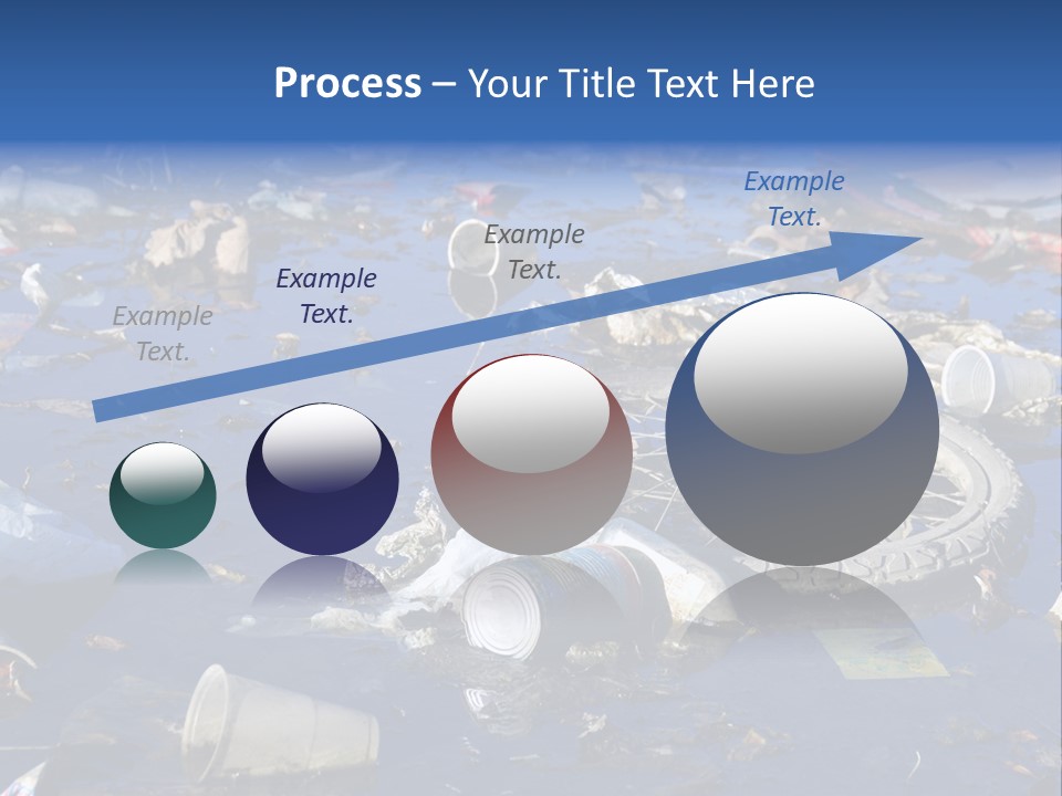 Junk Paper Wheel PowerPoint Template