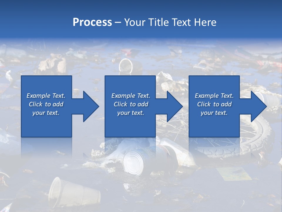Junk Paper Wheel PowerPoint Template