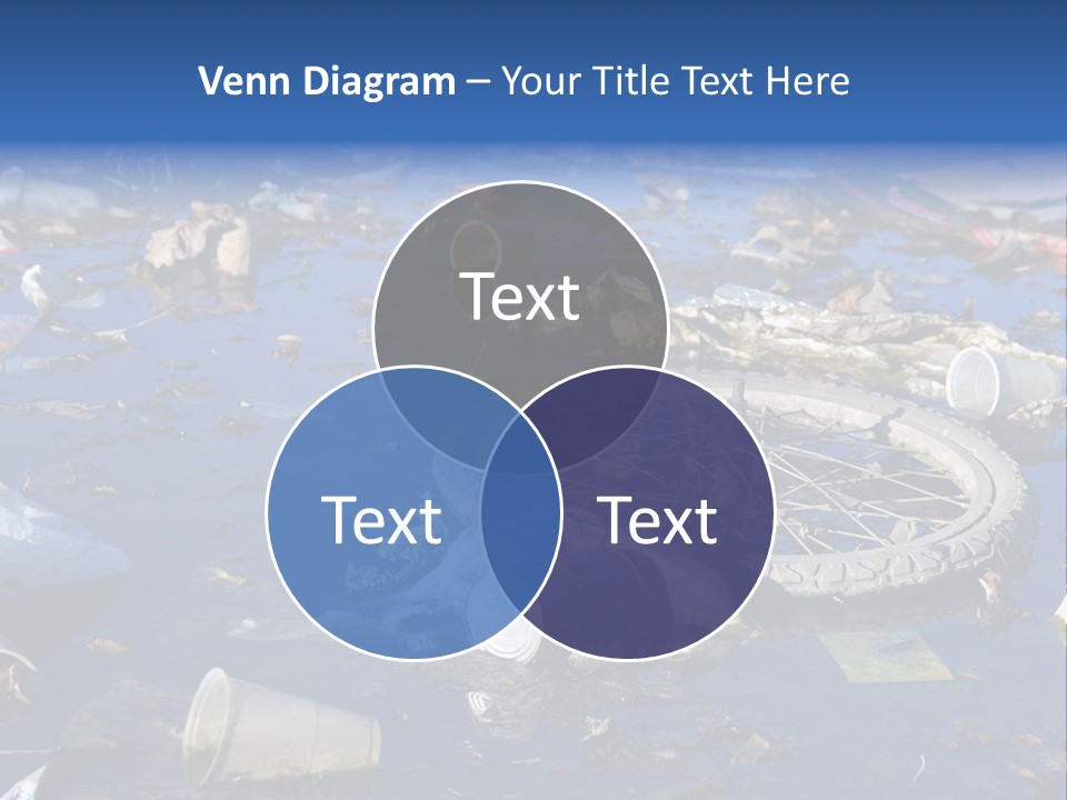 Junk Paper Wheel PowerPoint Template