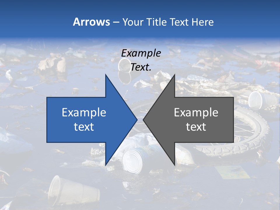 Junk Paper Wheel PowerPoint Template