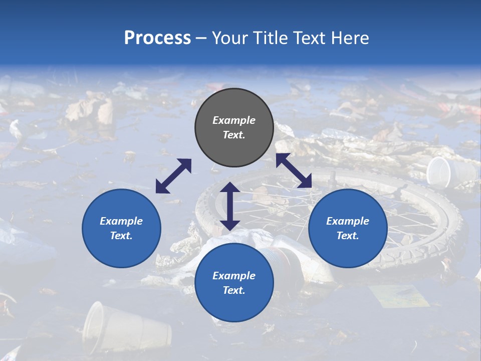 Junk Paper Wheel PowerPoint Template