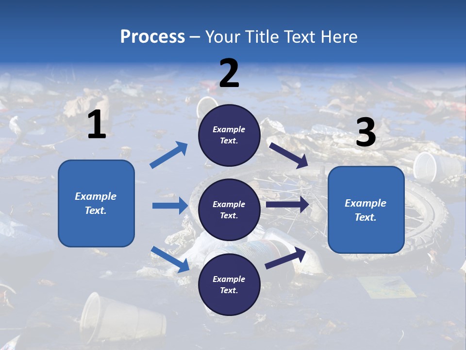 Junk Paper Wheel PowerPoint Template