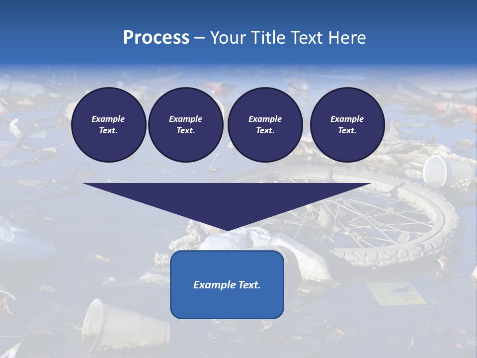Junk Paper Wheel PowerPoint Template