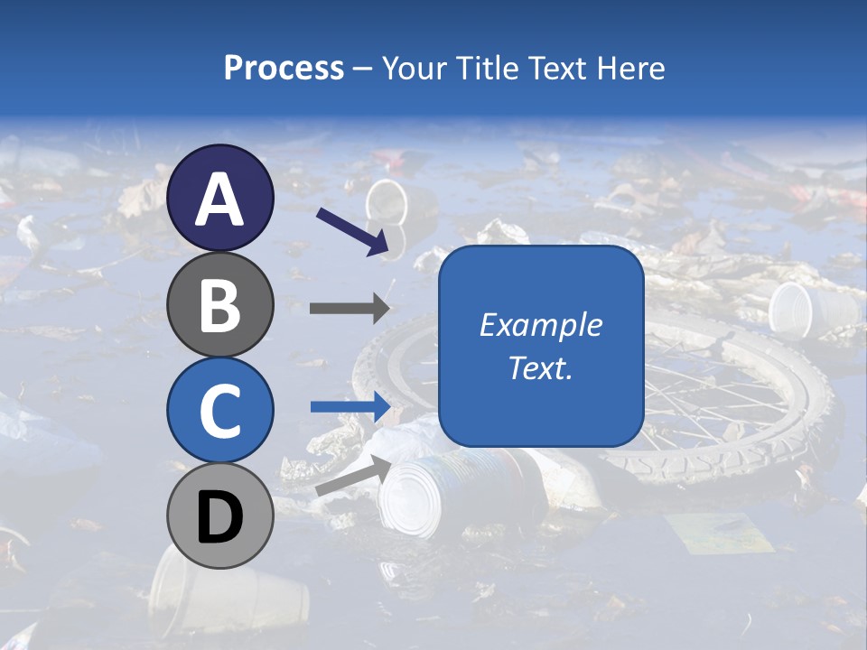 Junk Paper Wheel PowerPoint Template