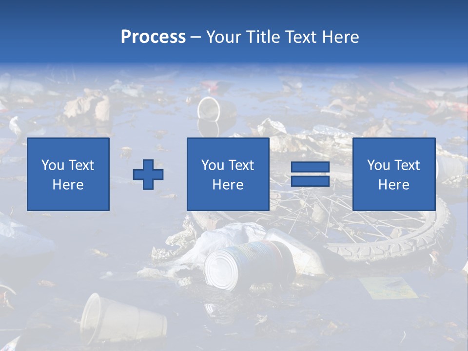 Junk Paper Wheel PowerPoint Template