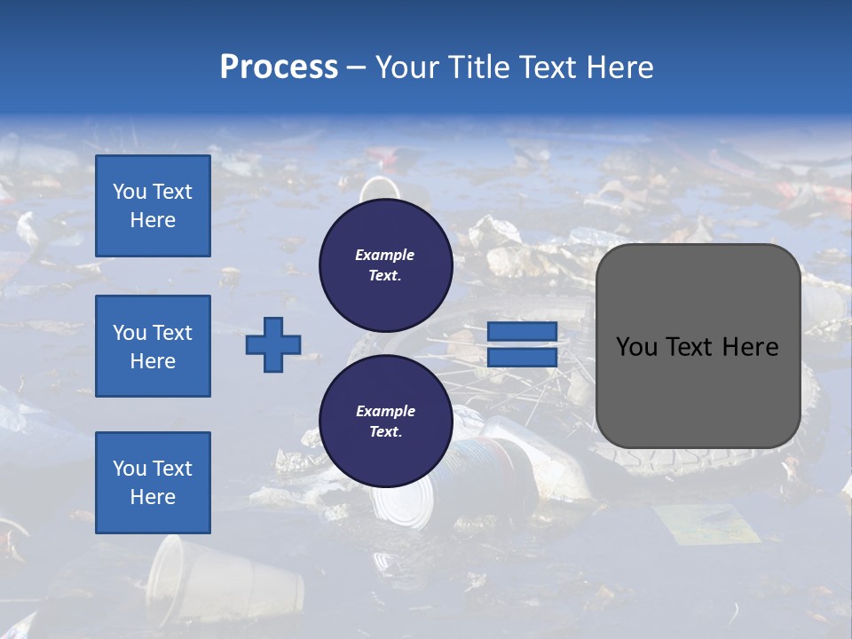 Junk Paper Wheel PowerPoint Template